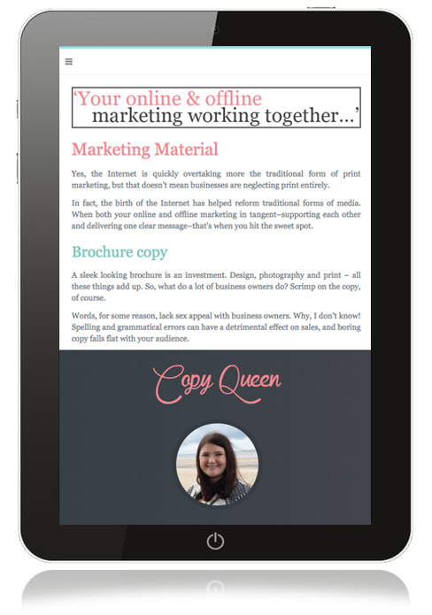 ipad-copywriting-website